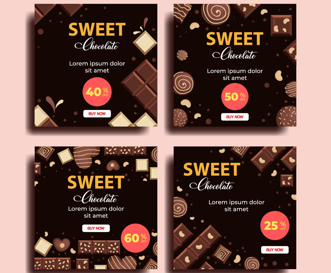 Chocolate Social Media Post Collection
