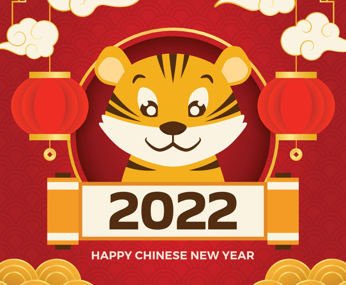 Flat Chinese New Year Concept