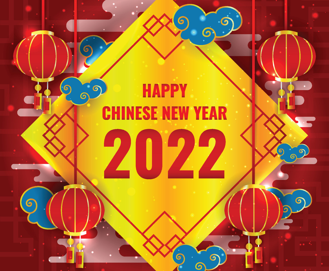 Happy Chinese New Year 2022 Background Template
