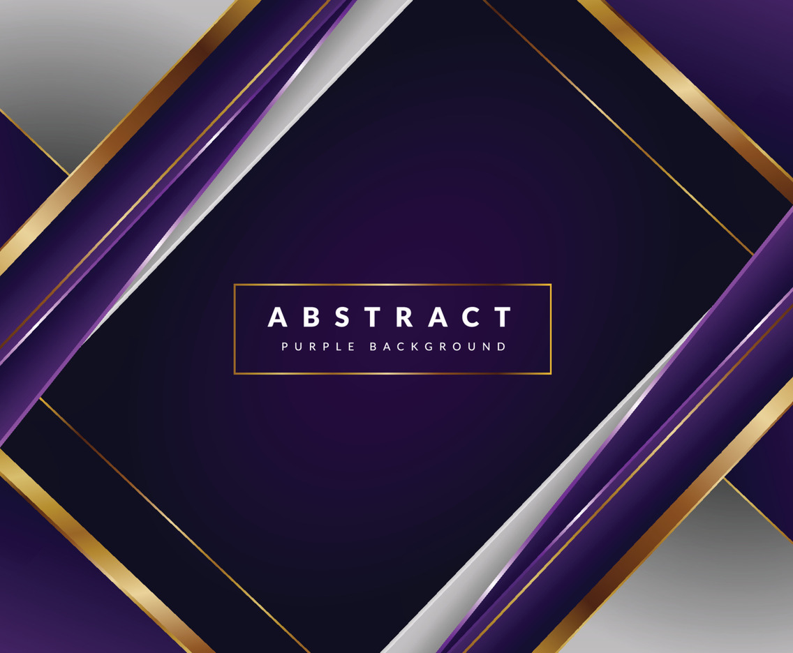Luxury Purple and Gold Background