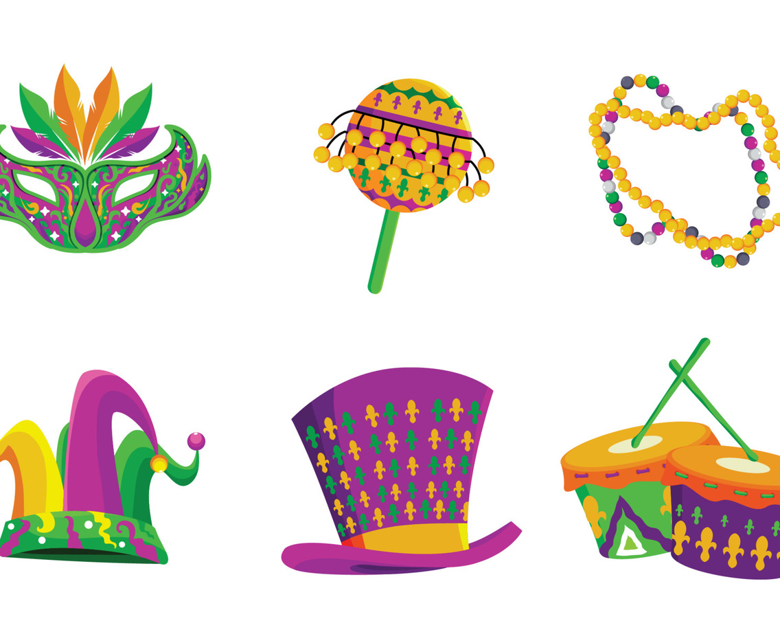 Mardi Gras Icon Concept