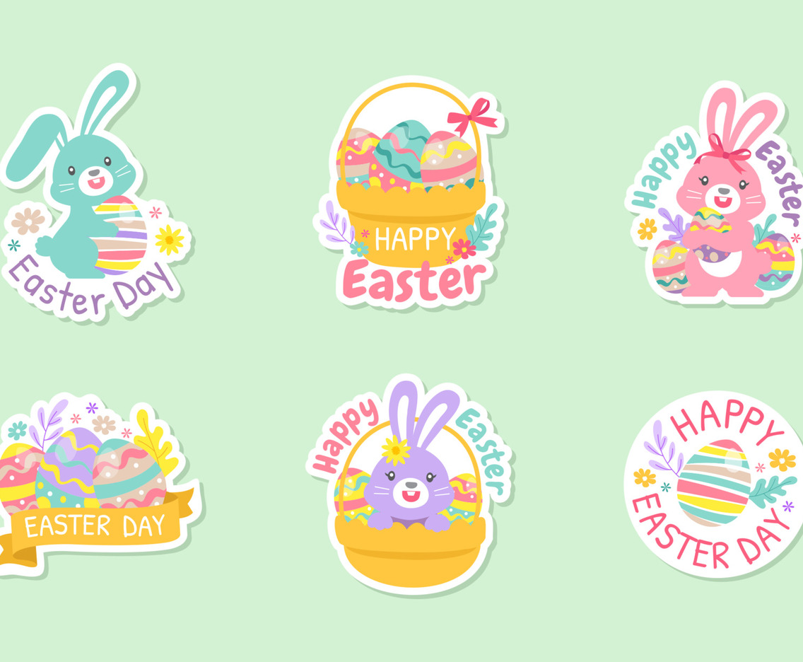 Cute Easter Bunny Set