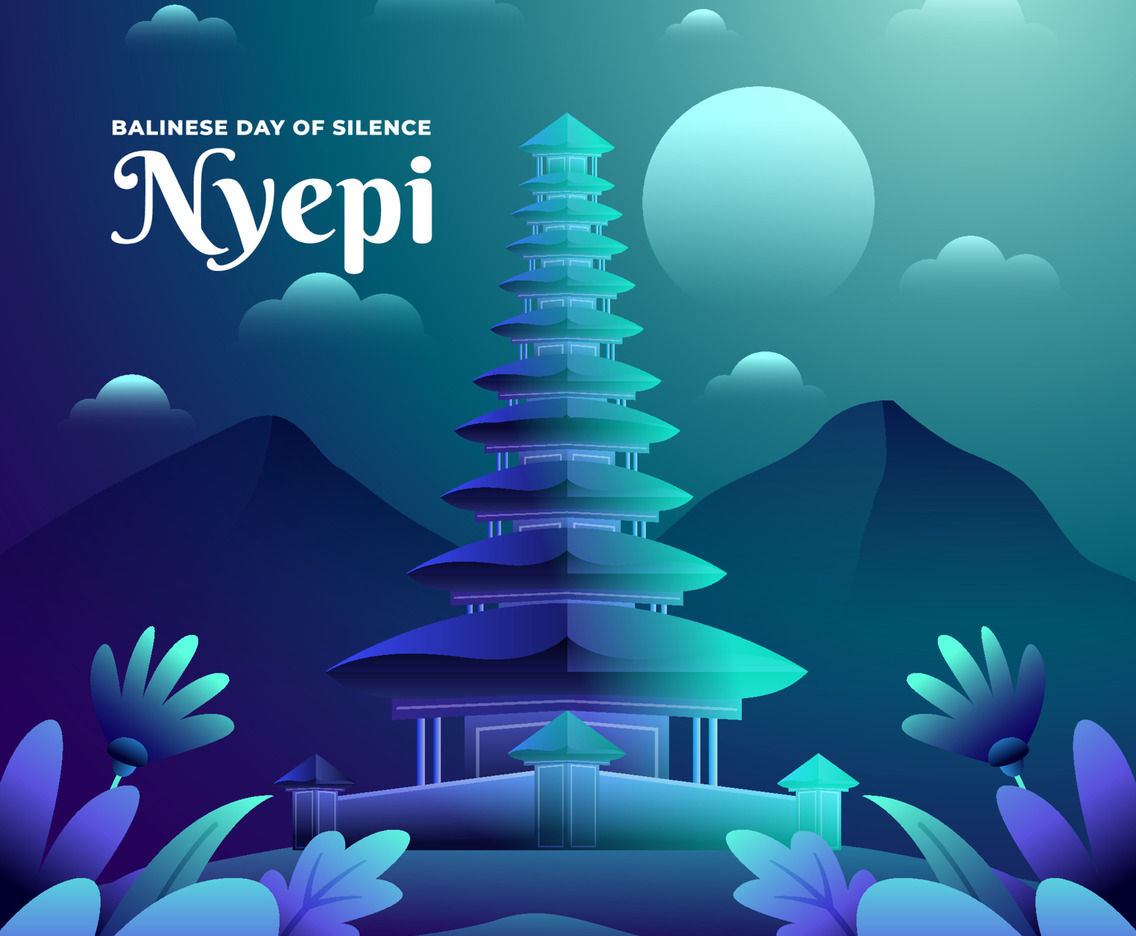 Balinese Day of Silence Background