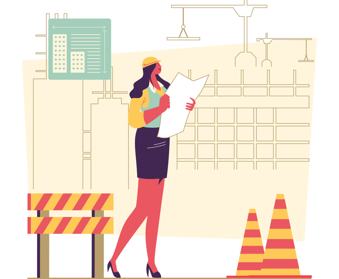 Smart Engineer Woman