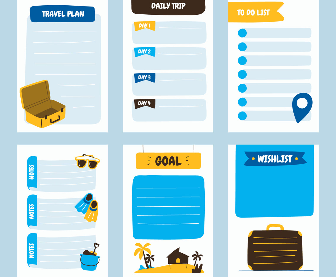 Travel Journal Set