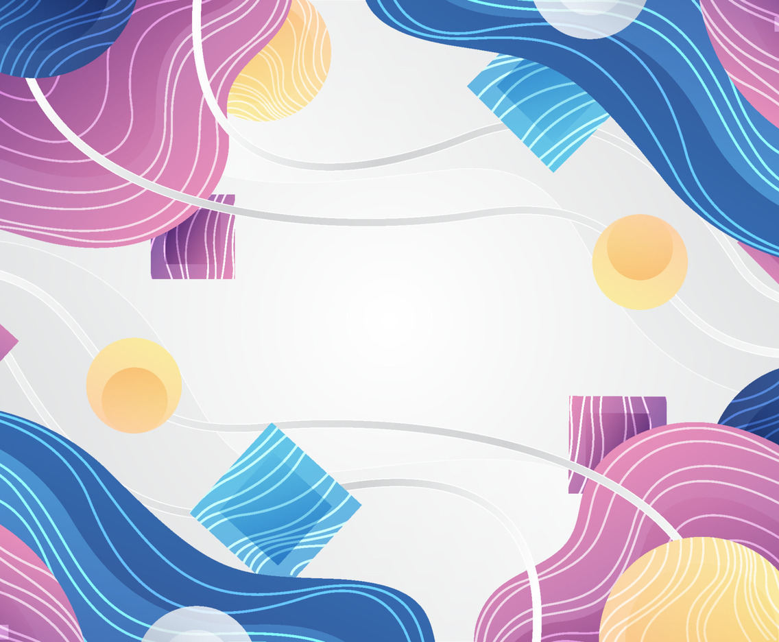 Geometrical Liquid Line Abstract Background