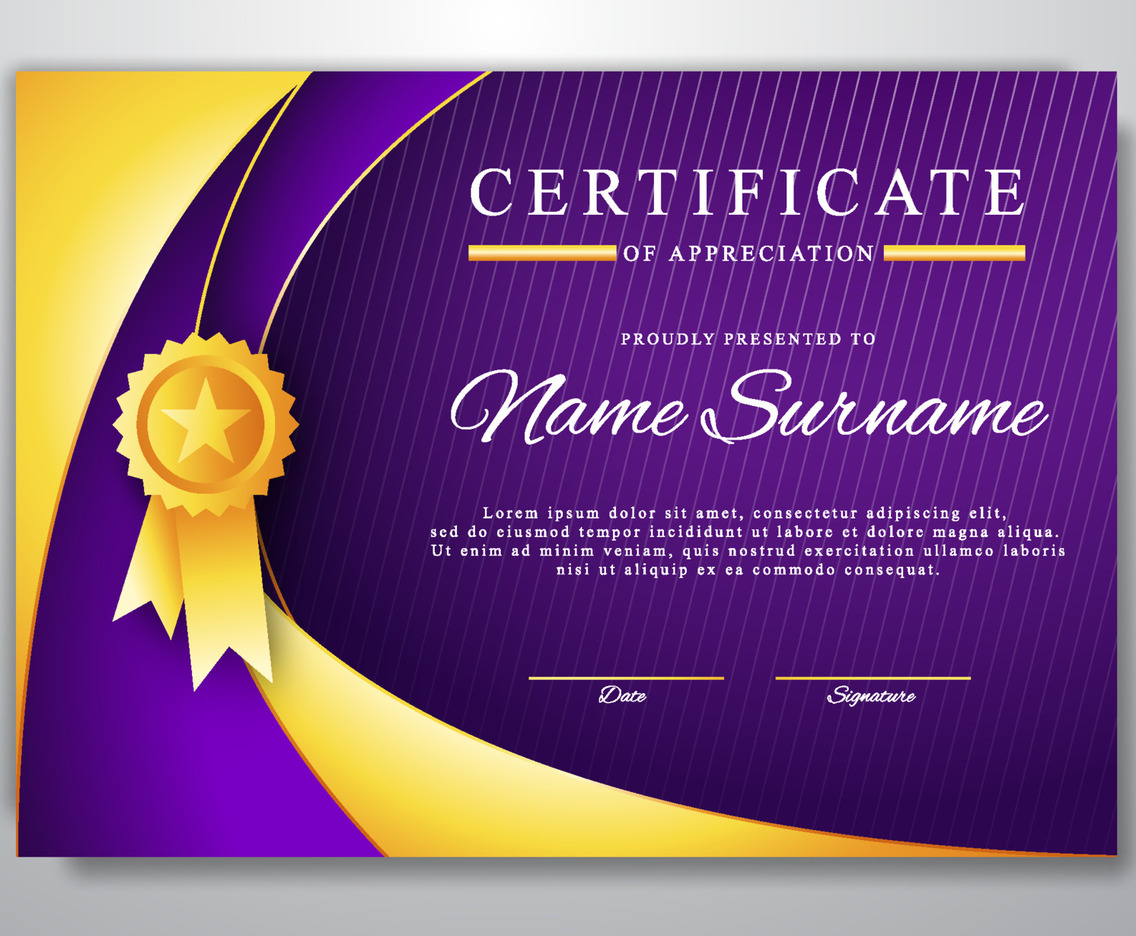 Certificate Templates Concept
