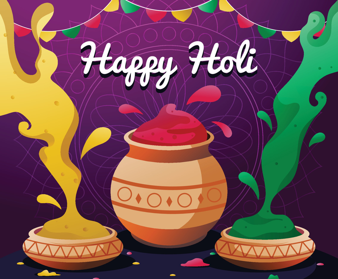 Holi Festival Background