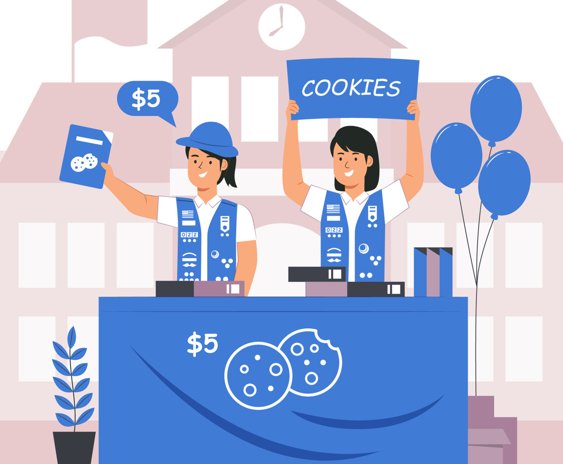 Girl Scout  Cookies to Learn Entrepreneurship