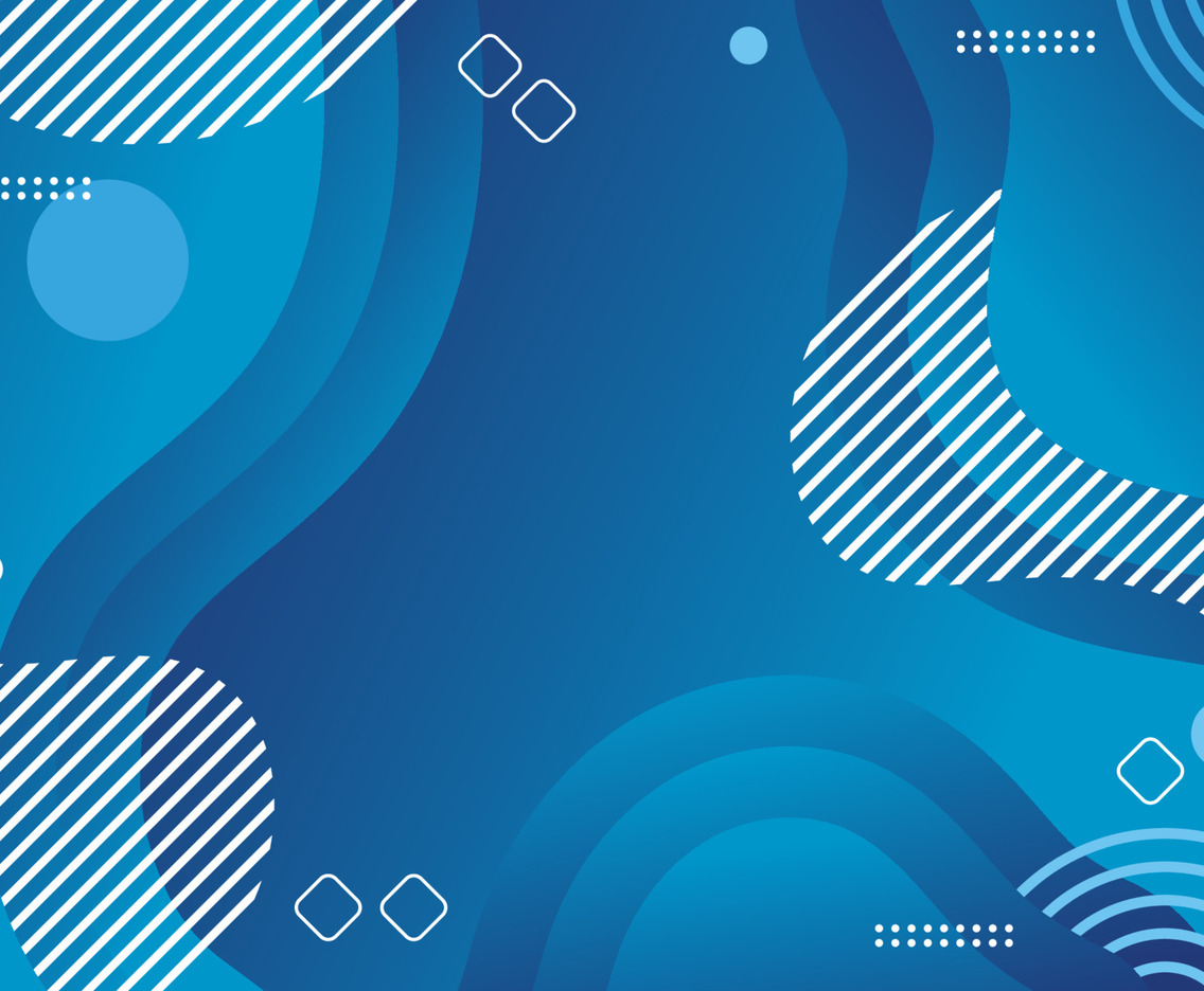 Modern Geometric Abstract Blue Background Design Concept