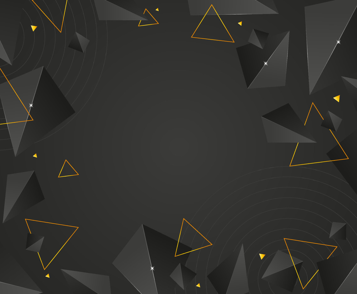 3D Background Design with Black Color Scheme