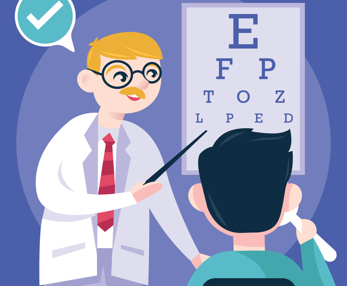 Ophthalmologists Checking Patient Sight