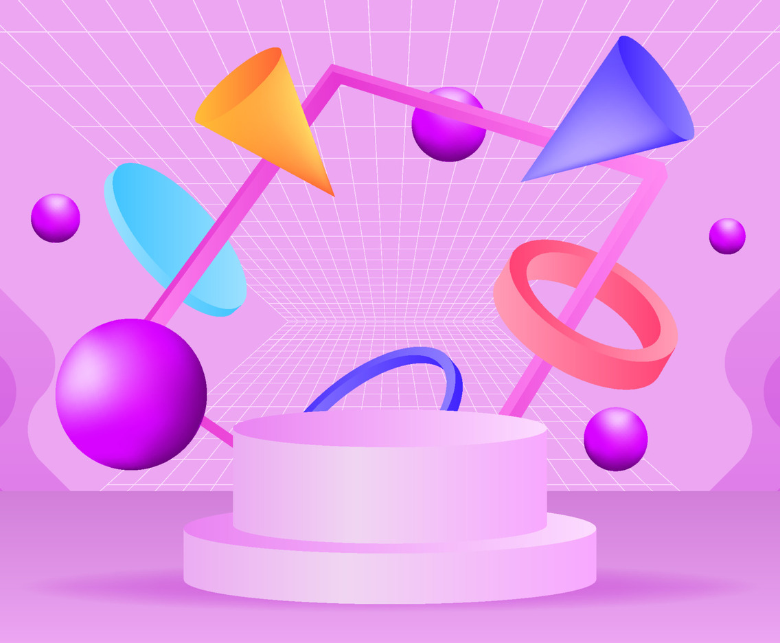 Colorful 3D Background
