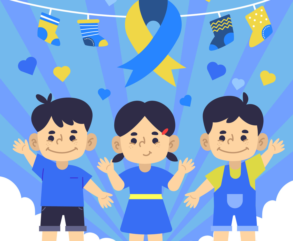 International Down Syndrome Day Celebration With Happy Children