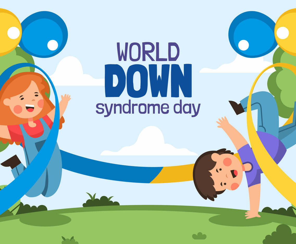 World Down Syndrome Day Background Concept