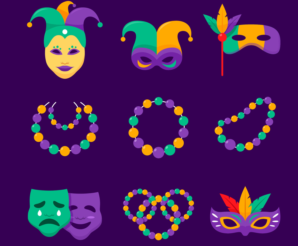 Festive Of Mardi Gras Party