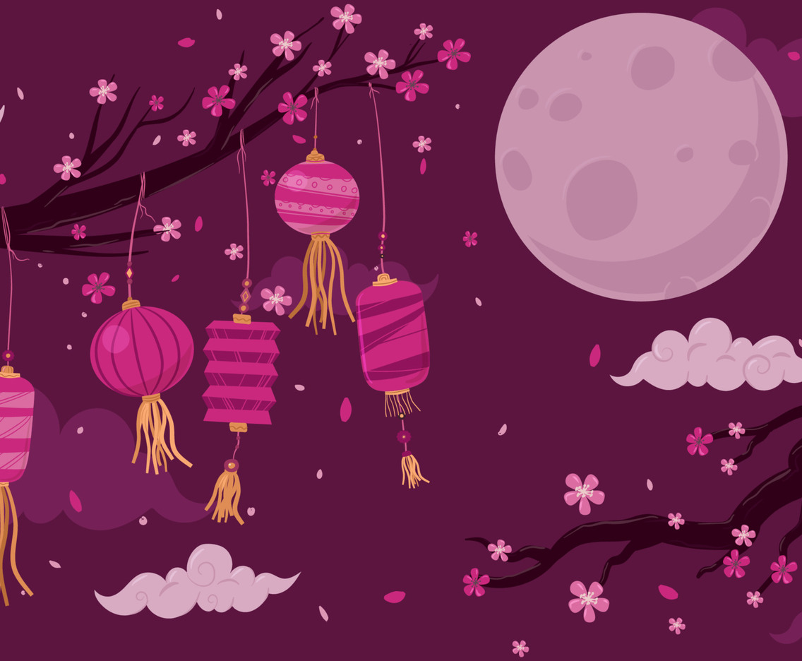 Chinese New Year Lantern Background