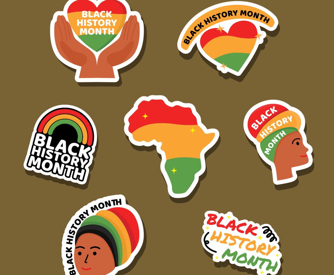 Black History Month Sticker Set
