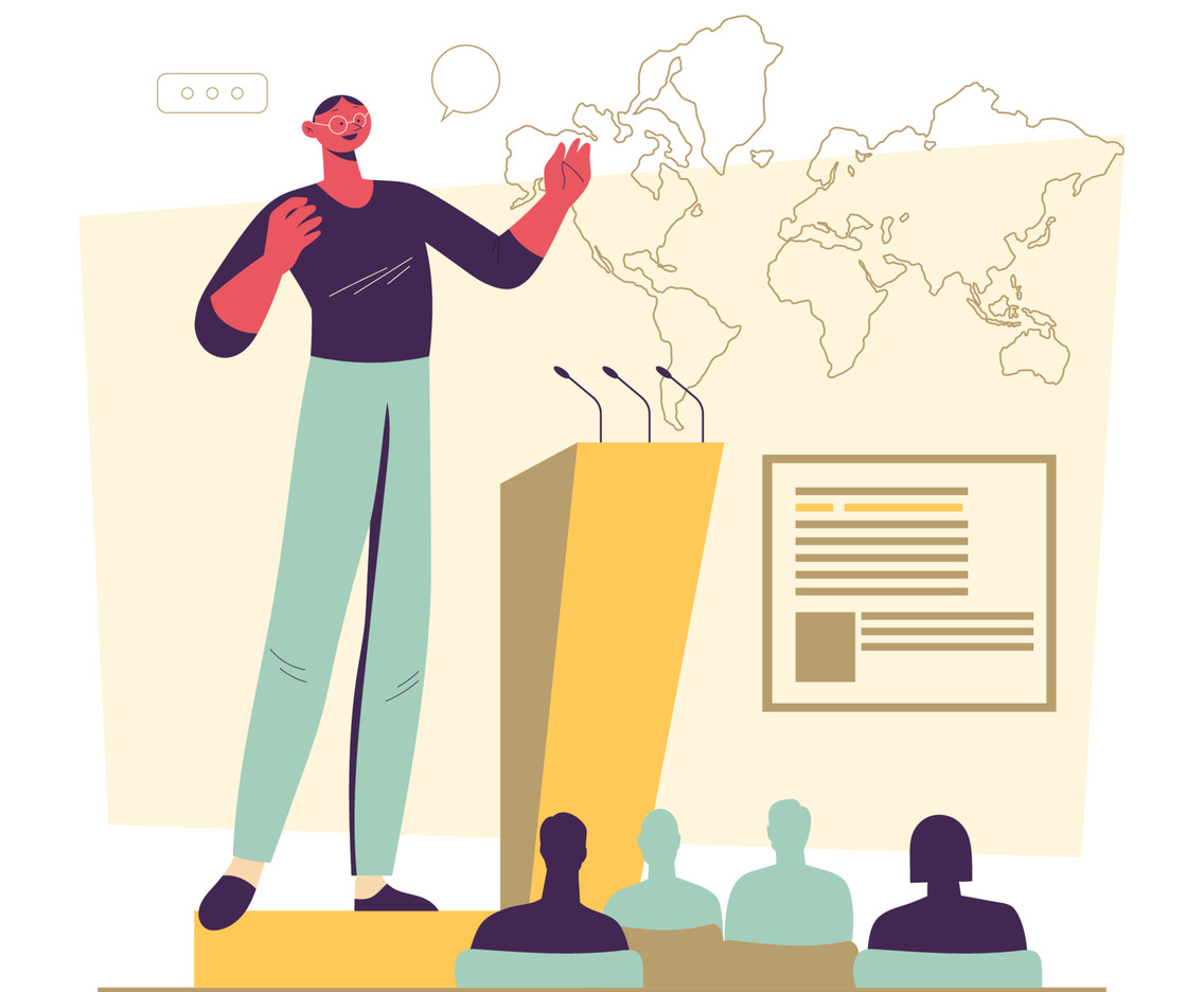 Man Public Speaker