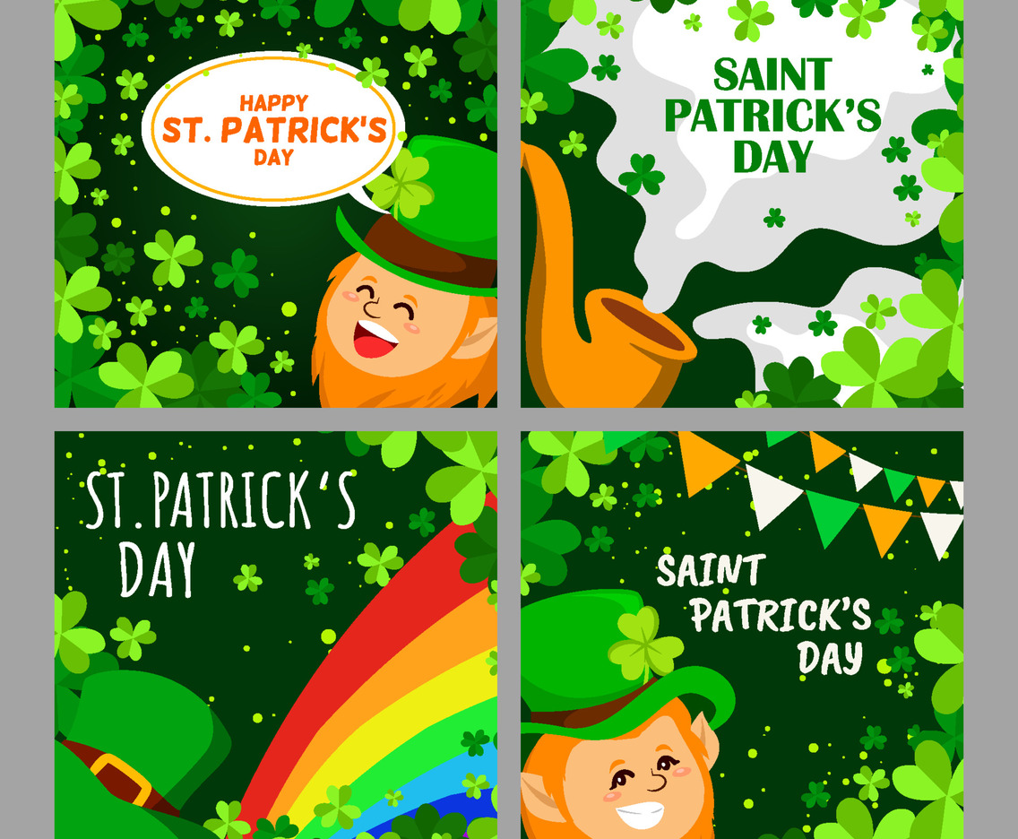 Leprechaun Patrick's Day Social Media