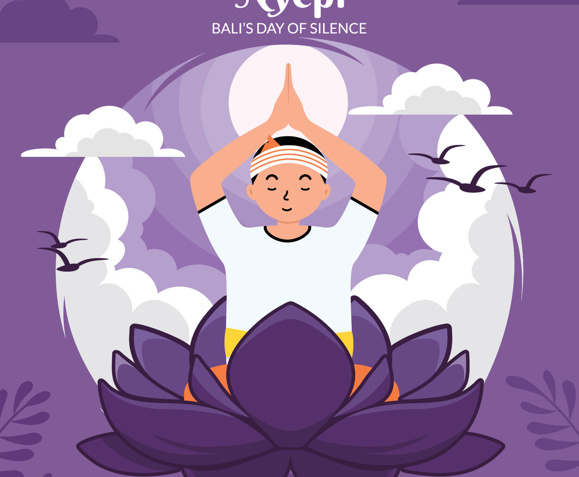 Nyepi Day of Silence Concept