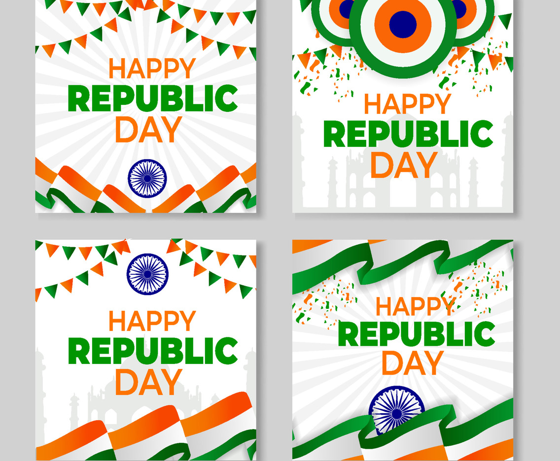India Republic Day Social Media Post Template