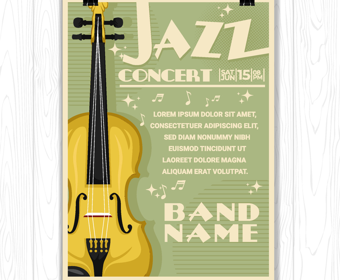 Poster Template Jazz Music Festival