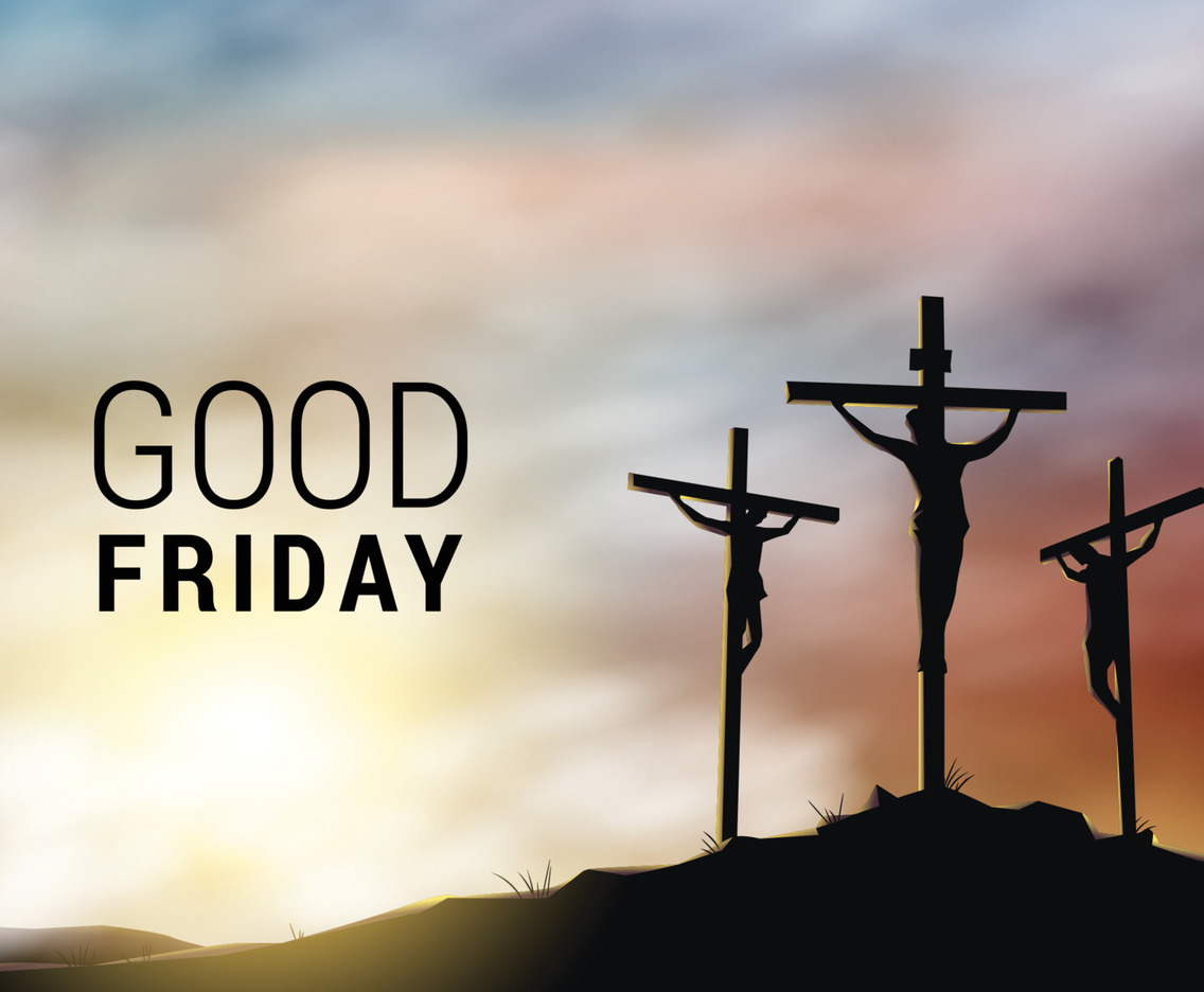 Good Friday Background with Crucifixion Concept