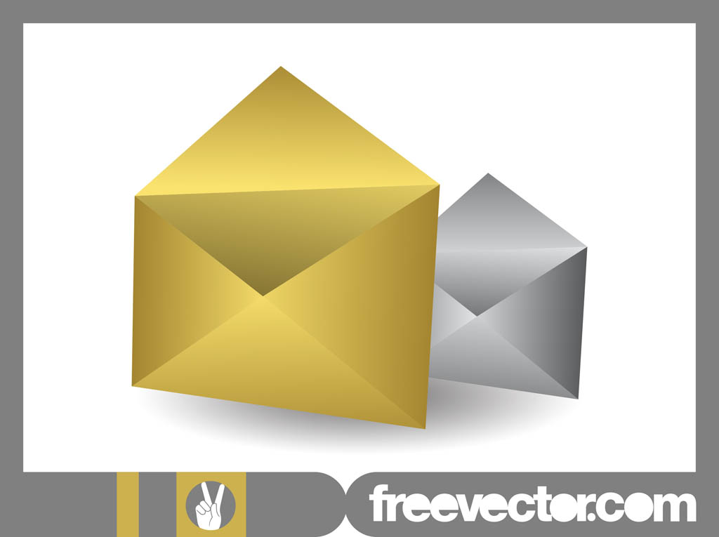 Gold And Silver Envelopes