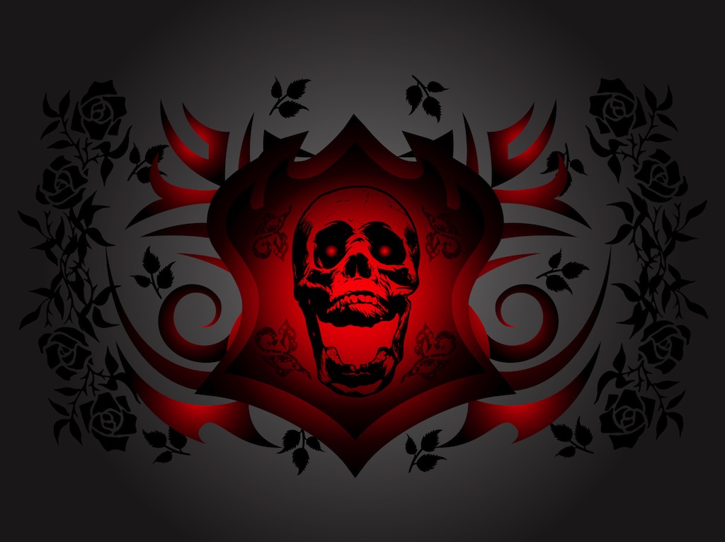 Skull And Roses
