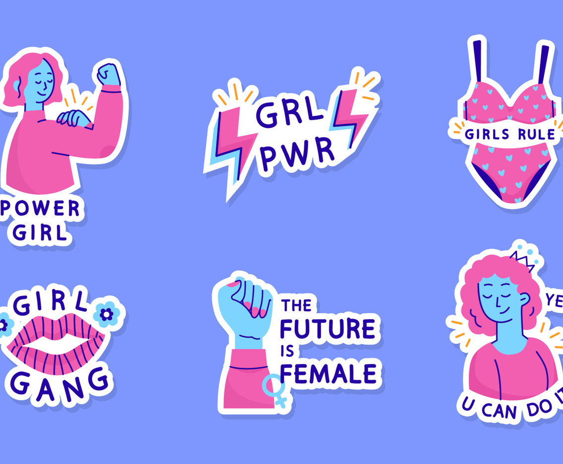 Women Day Awareness Sticker