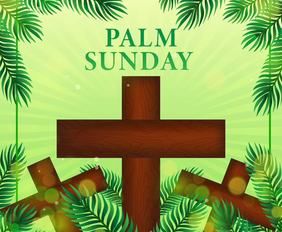 Palm Sunday Background Concept