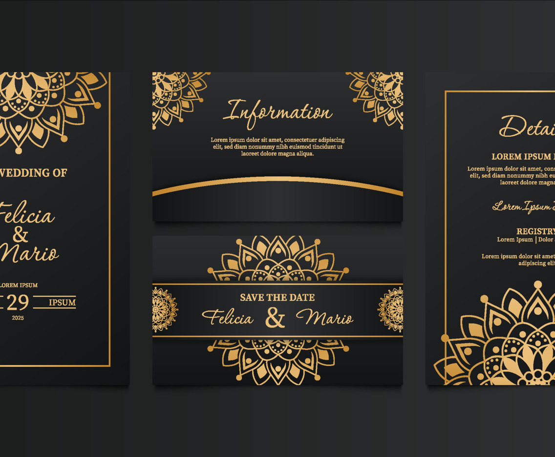 Luxury Wedding Invitation Template