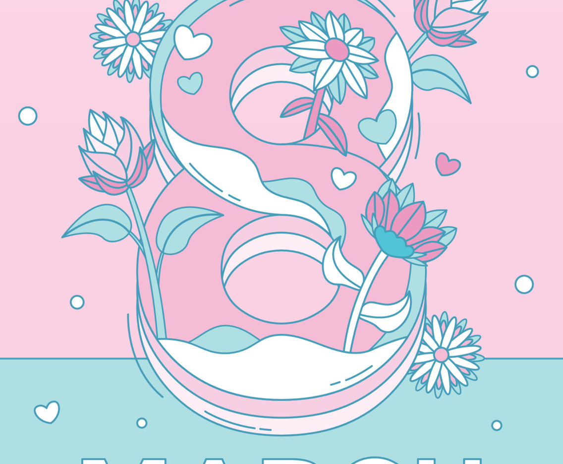 International Women's Day 8 March Poster