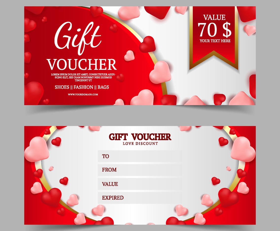 Valentine's Gift Voucher Set