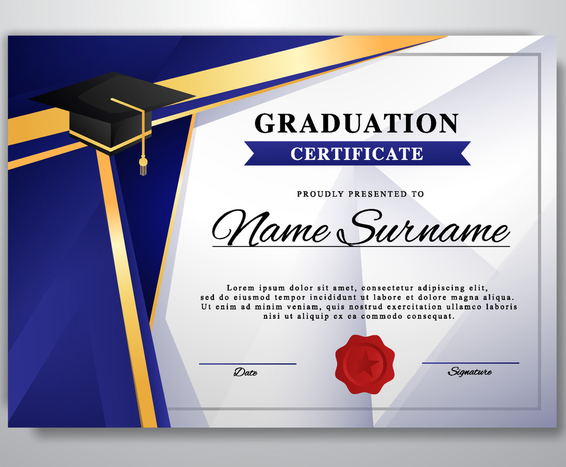 Graduation Certificate Template