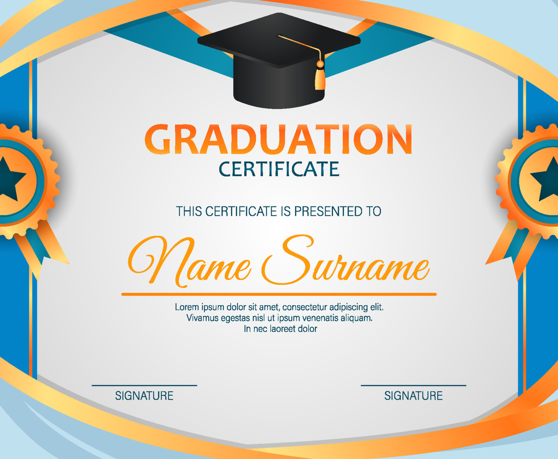 Certificate of Graduation Template