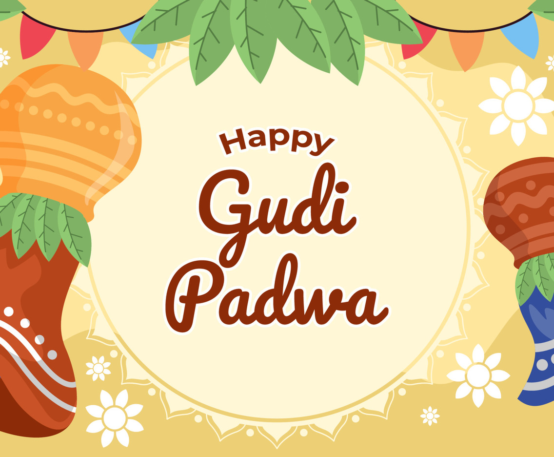 Happy Gudi Padwa Festival Background