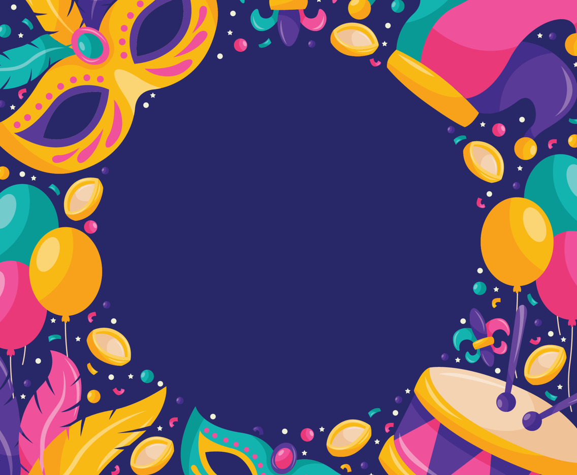 Mardi Gras Carnival Background