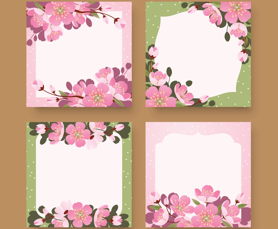 Cherry Blossom Card Collection