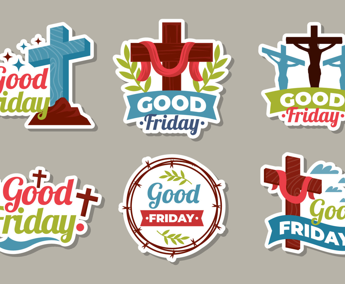 Good Friday Sticker Set
