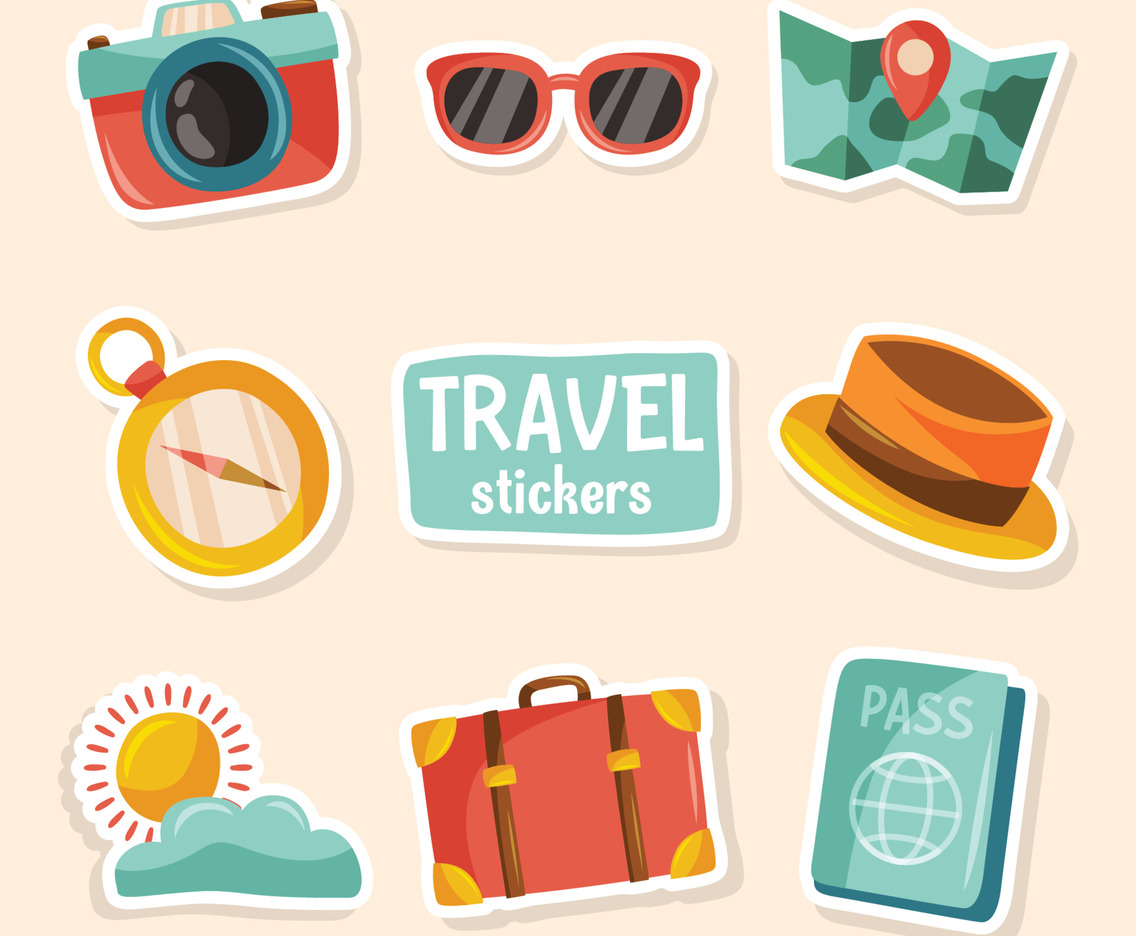 Travel Elements Journal Sticker