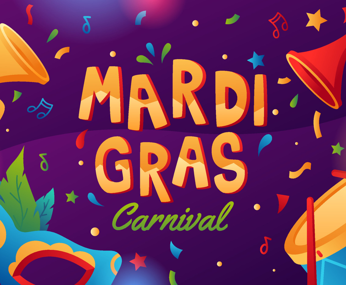 The Festivity of Mardi Gras Carnival Concept