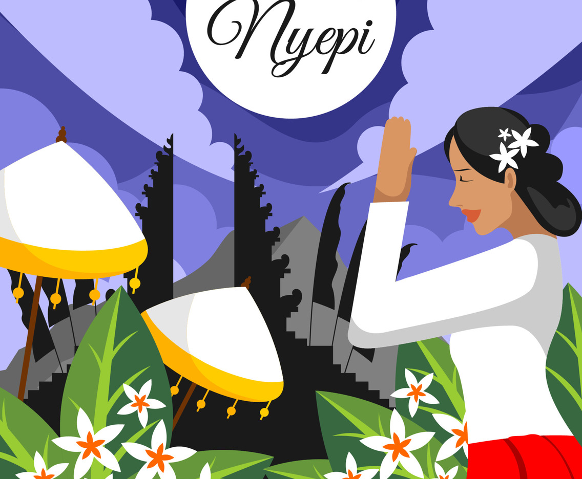 Balinese Day of Silence Background