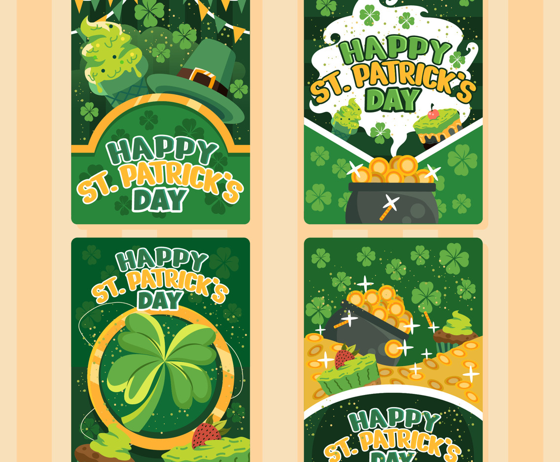 Card St Patricks Day Food