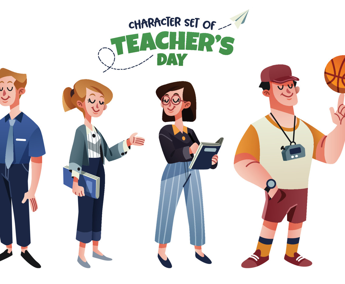 Teacher's Day Character Set