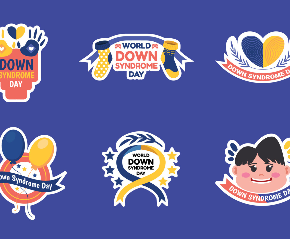World Down Syndrome Day Sticker Set
