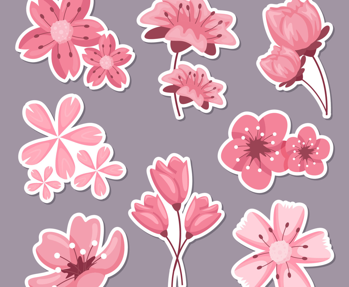 Cherry Blossom Sticker