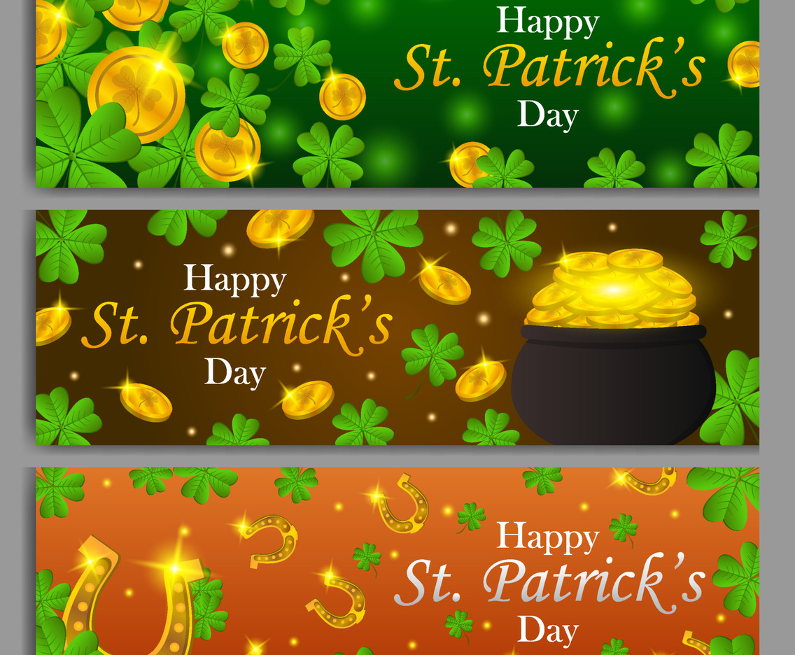 St. Patrick's Day Shamrock Banner