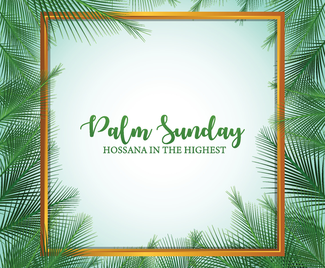 Palm Sunday Concept